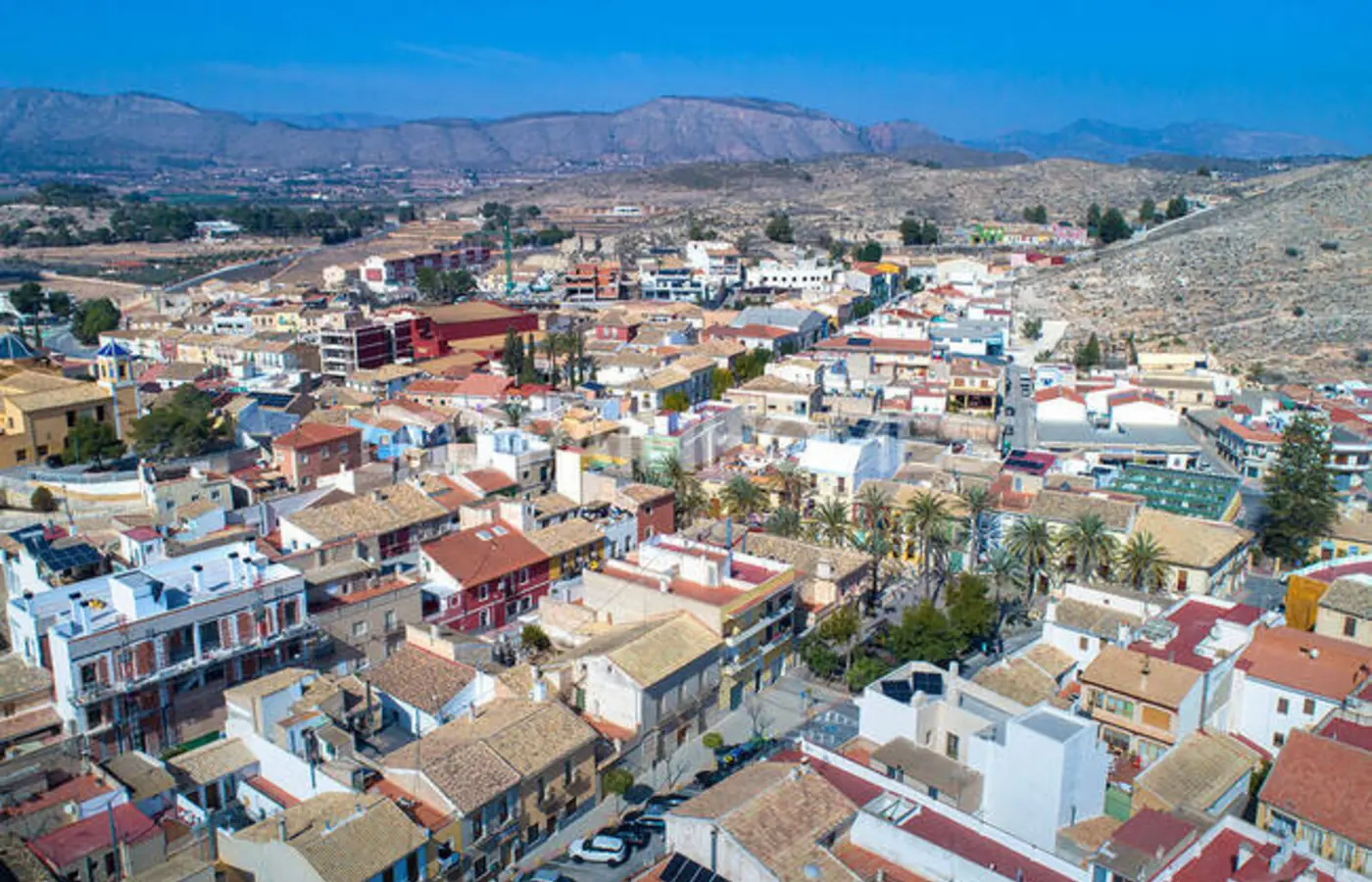 Landschap rond La Canalosa en El Rebalso
